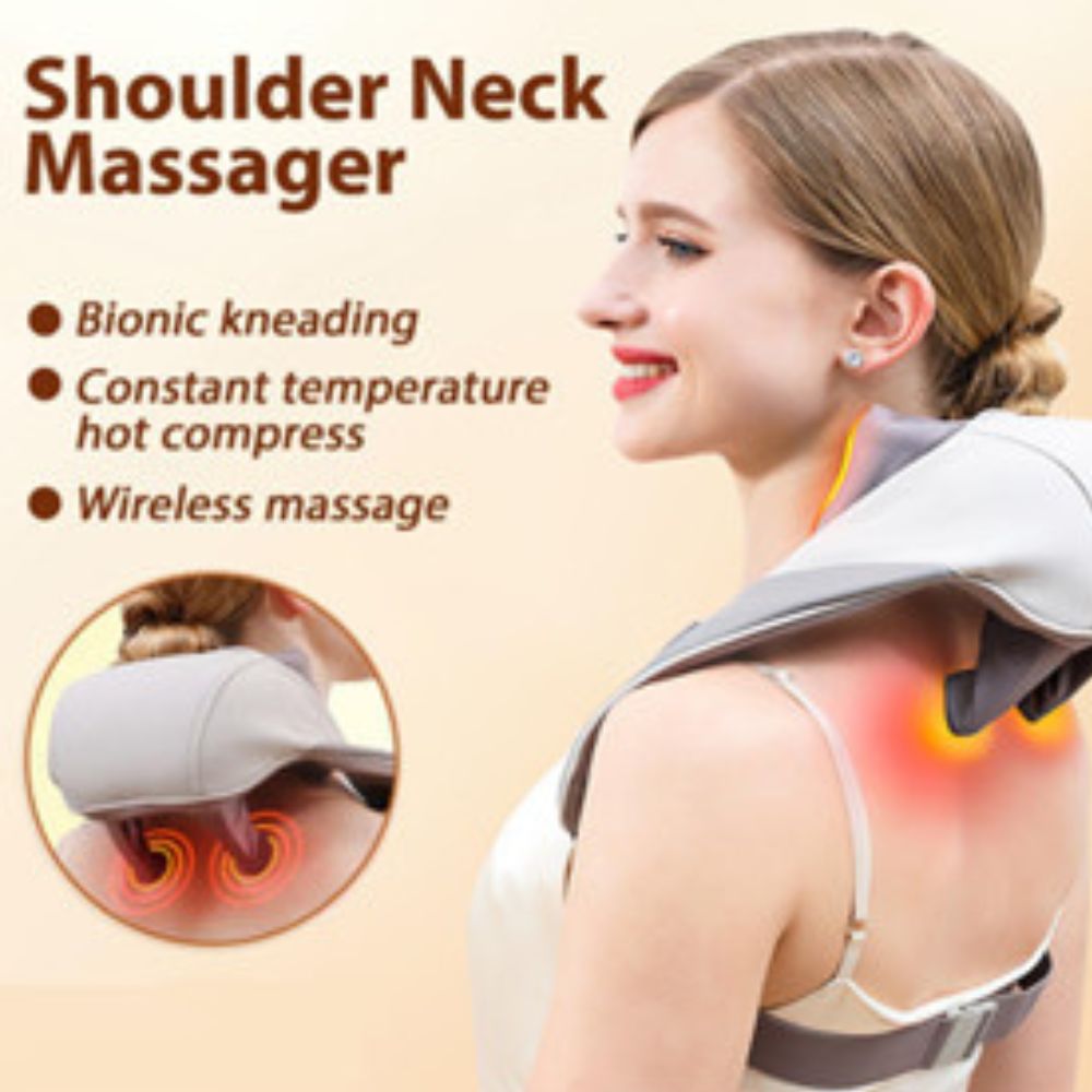 Neck and Shoulder Pain Relief Deep Tissue Portable Massager - Image 2